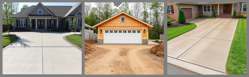 concrete driveway cost